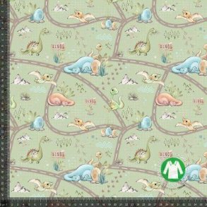 �kotex bomulds jersey m/Dino�r