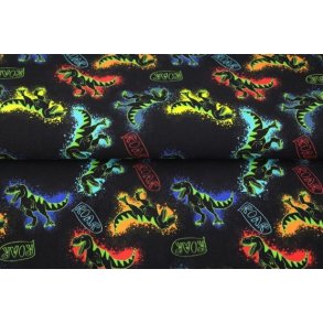 �kotex bomulds jersey m/Dinosaur