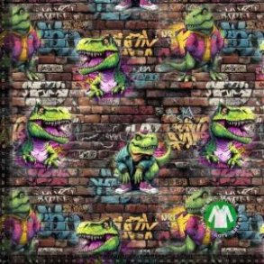 �kotex bomulds jersey, Dinosaur