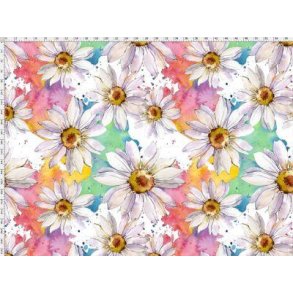 �kotex bomulds jersey m/blomster