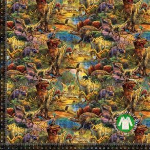 �kotex bomulds jersey m/Dinosaur