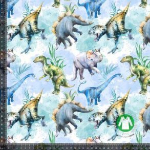 �kotex bomulds jersey m/Dinosaur