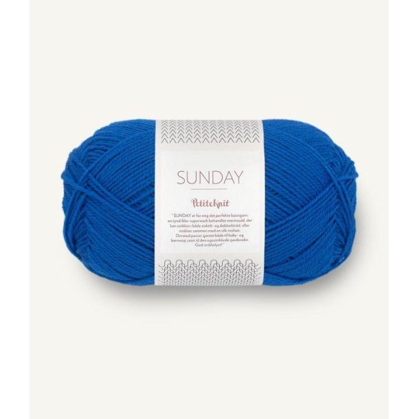 Sunday, Electric blue