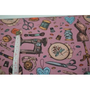 �kotex bomuld/poplin m/sygrej