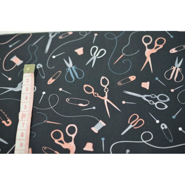 �kotex bomuld/poplin m/Sakse