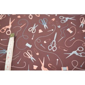 �kotex bomuld/poplin m/Sakse