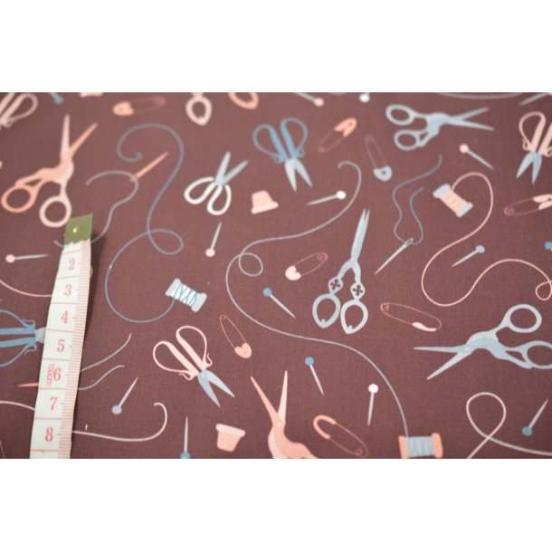 �kotex bomuld/poplin m/Sakse