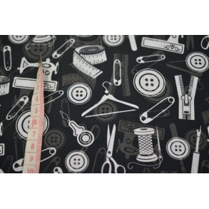 �kotex bomuld/poplin m/Sygrej