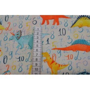�kotex bomuld m/Dinosaur