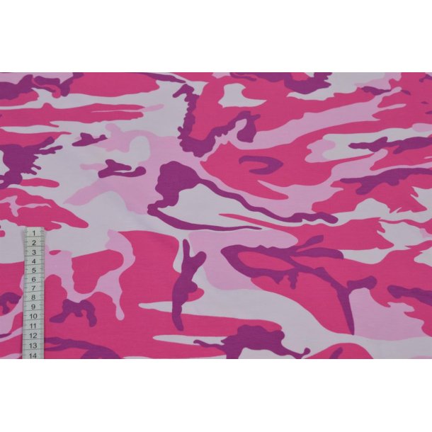 �kotex bomulds jersey Rosa camouflage