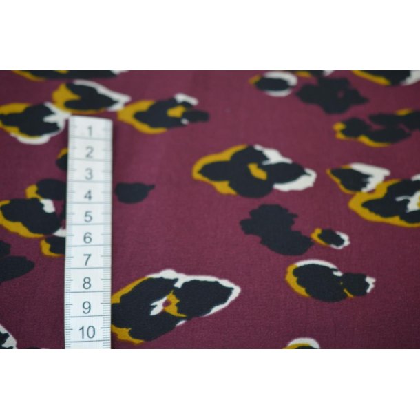 Polyester Aubergine m/print