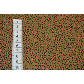 Polyester Oliven m/print