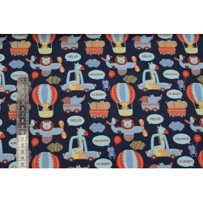 �kotex bomulds jersey m /Luftballon, Politibil mm