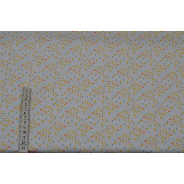 Bomuld/poplin Hvid m/print