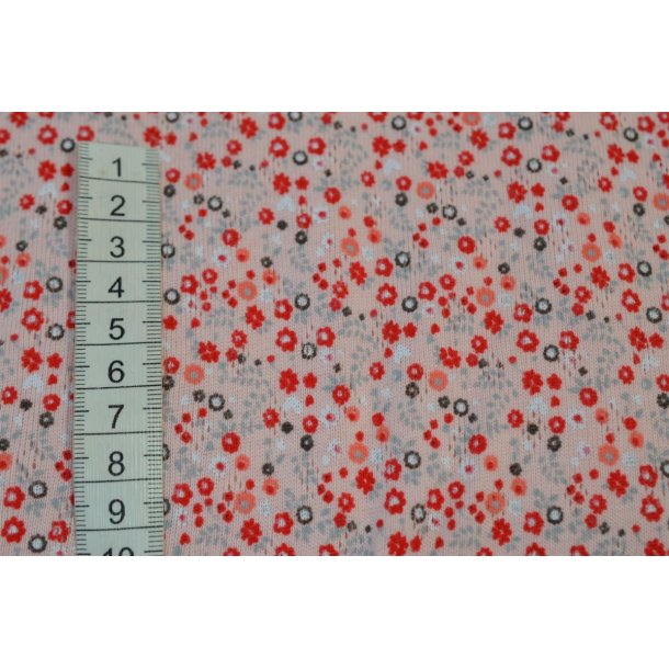 Ribstof Lyser�d m/sm� blomster