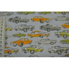 Poplin Lysgr� m/biler