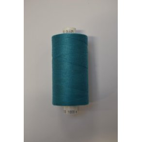 1000 meter tr�d - M�rk turkis