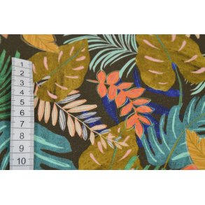 Canvas  M�rk oliven m/blade