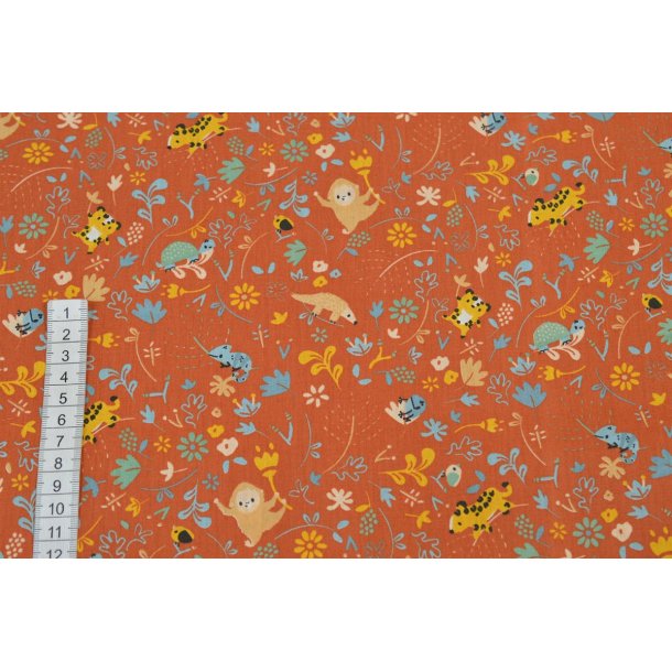 Gots Poplin Bomuld m/print