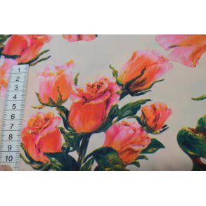 Magnolia R�hvid m/Roser