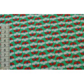 Bomuld Gr�n m/print