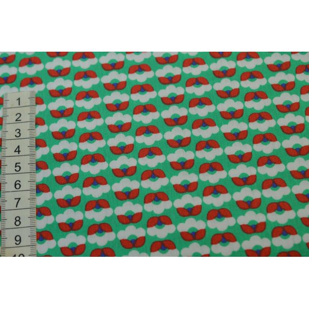 Bomuld Gr�n m/print