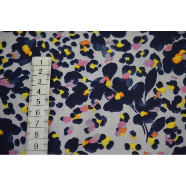 Polyester gr�lig m/print