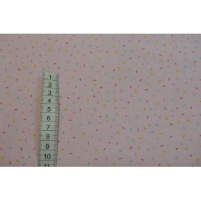 Bomuld/poplin Lysr�d m/print