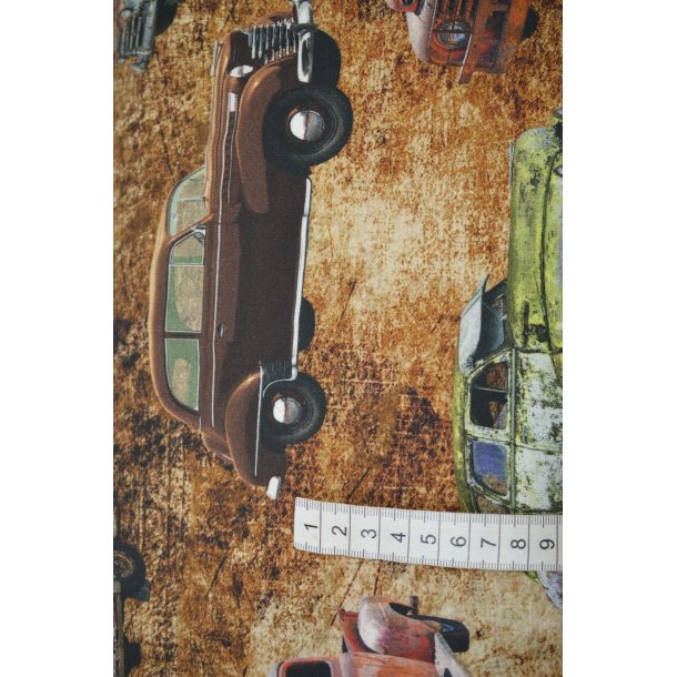 �kotex bomulds jersey m/Biler