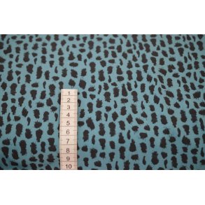Polyester Turkis m/pletter
