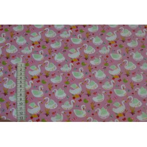 �kotex bomuld M�rk Rosa m/Svaner