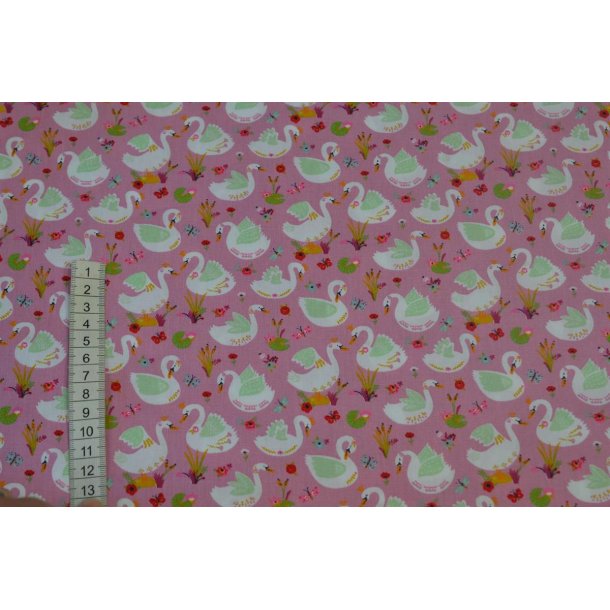 �kotex bomuld M�rk Rosa m/Svaner