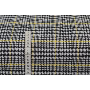 Ternet Sort, hvid, gul