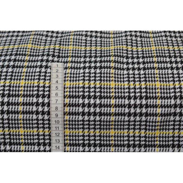 Ternet Sort, hvid, gul