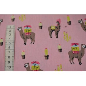 Lyser�d bomuld m/Lama