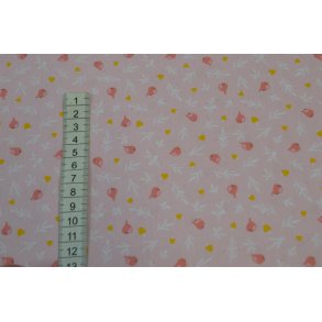 Bomuld/poplin Lyser�d m/print