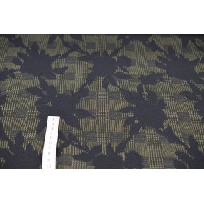 Jacquard Sort/olivengr�n