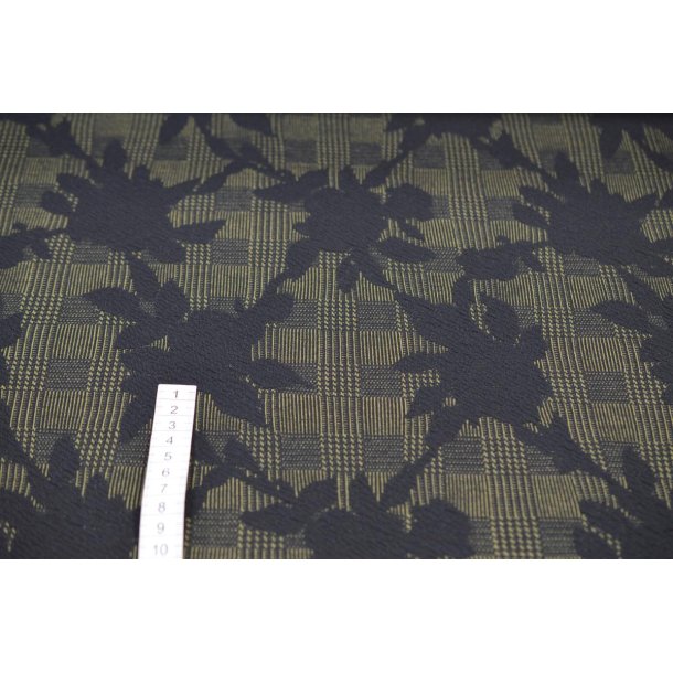 Jacquard Sort/olivengr�n