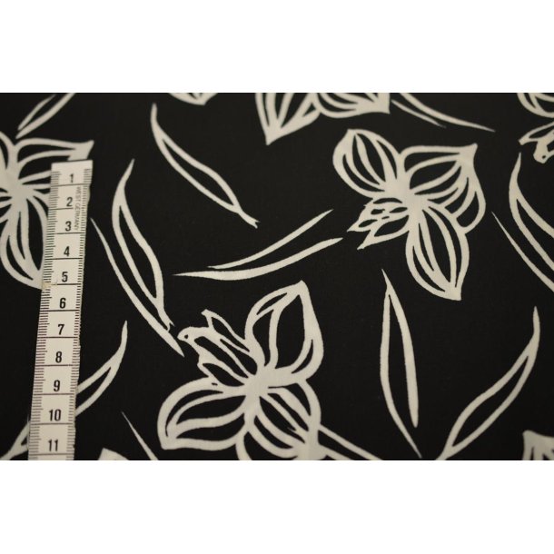 Pearl Peach Sort m/blomster