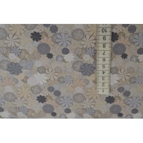 Patchworkstof m/knapper