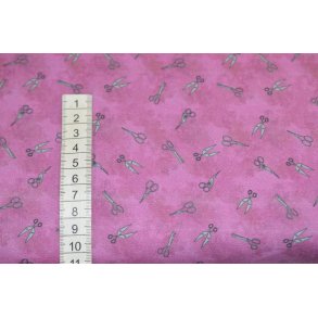 Patchwork stof Blomme m/Sakse