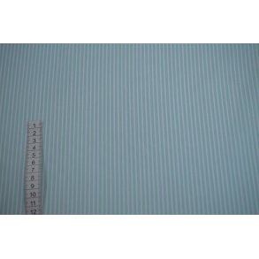 Poplin Bomuld Stripe Mint 