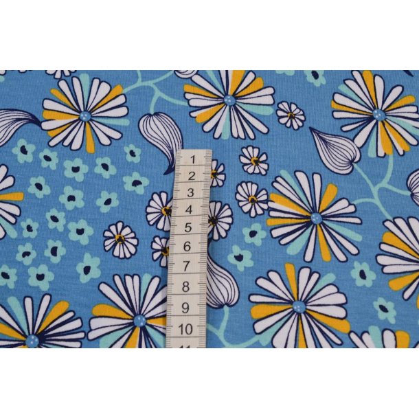 Viscose jersey St�vbl�  m/print