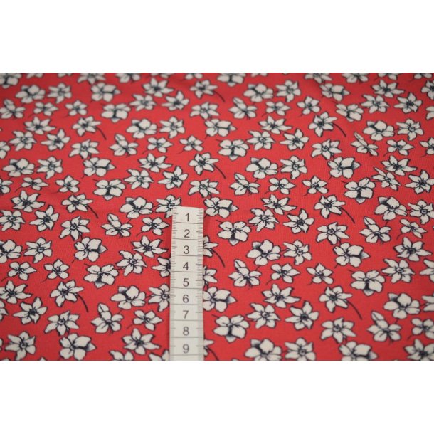 Viscose jersey m/Blomster