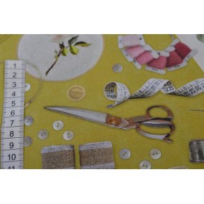 Canvas m/Sy- og strikkegrej