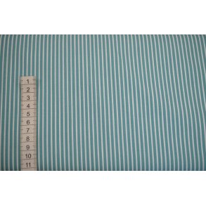 Poplin Bomuld Stripe Old Green