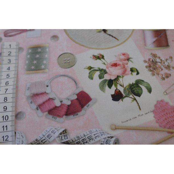 Canvas  m/sy- og strikkegrej