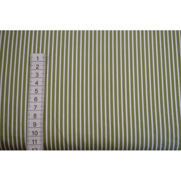 Poplin Bomuld Stripe Green