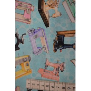 Patchworkstof m/symaskiner