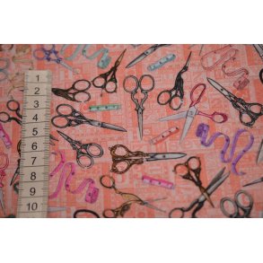 Patchworkstof m/Sakse